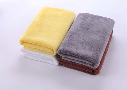 Microfiber Coral Fleece Towel