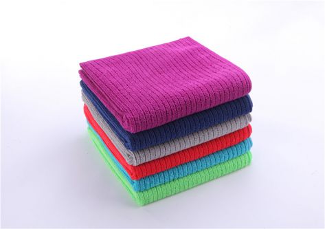 Microfiber warp knitted strip Towel JY009