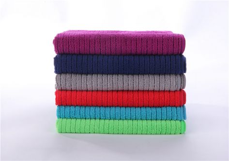 Microfiber warp knitted strip Towel JY009