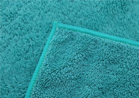 Microfiber Weft knitting Coral Fleece Double Towel JY0019-2