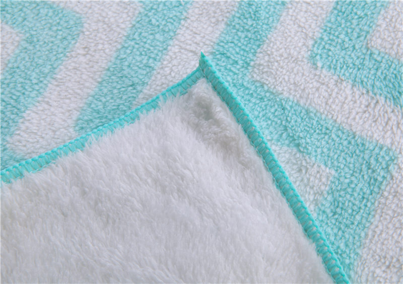 Microfiber Coral Fleece Printed Towel JY019P