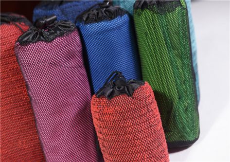 Microfiber Terry Sport Towel with net bag JY-ST010