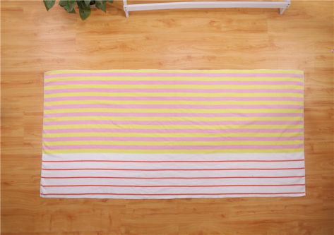 Microfiber yarn dyed bath towel  JY-BT006