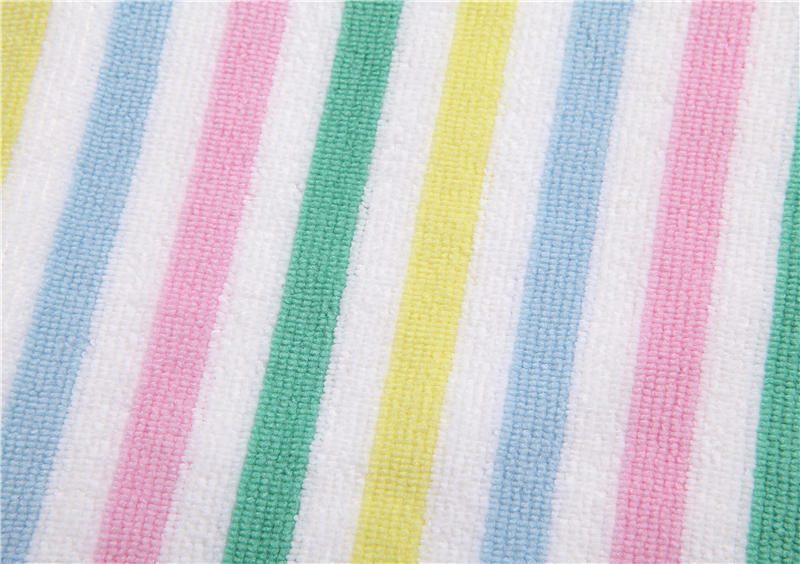 Microfiber yarn dyed bath towel  JY-BT006